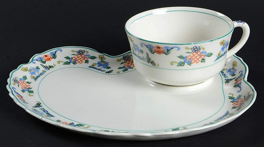 Fusan Snack Plate & Cup Set by Syracuse-1