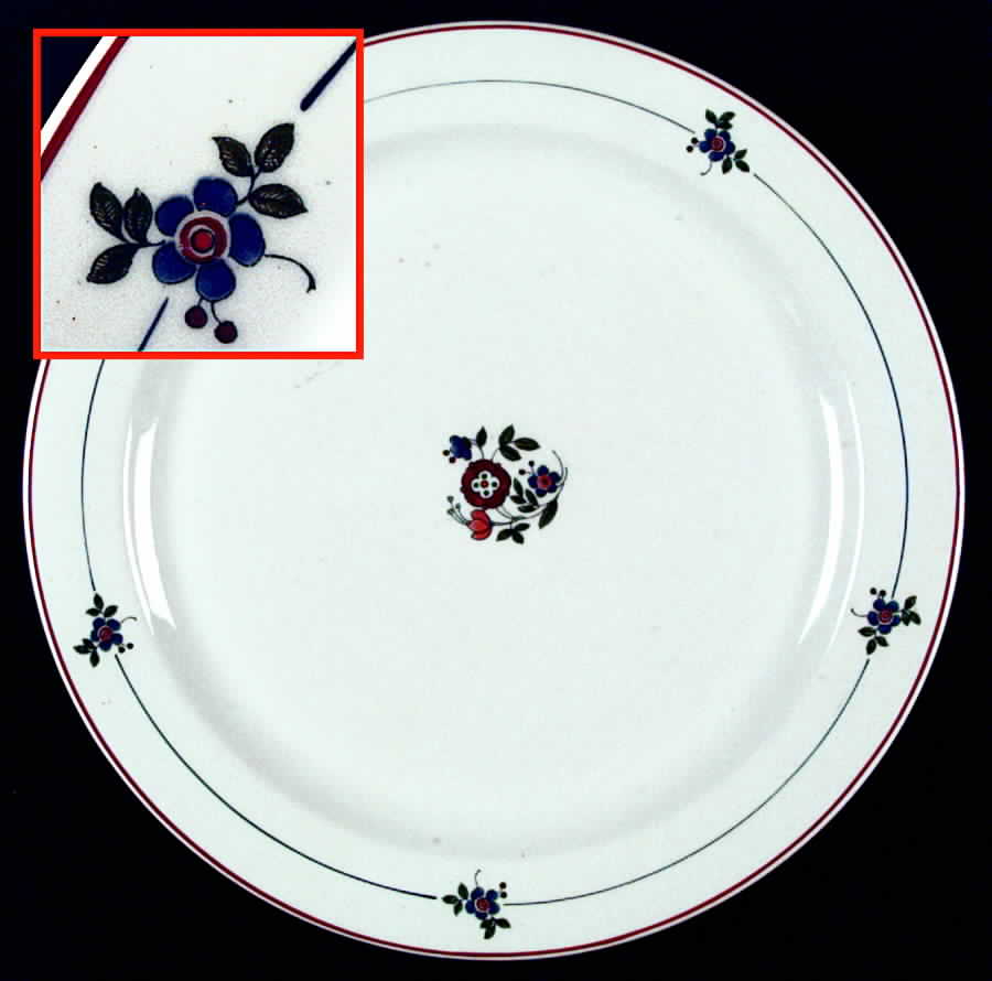 Gardena (Rust Trim) Dinner Plate by Syracuse-1