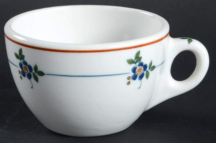 Gardena (Rust Trim) Flat Cup by Syracuse-1