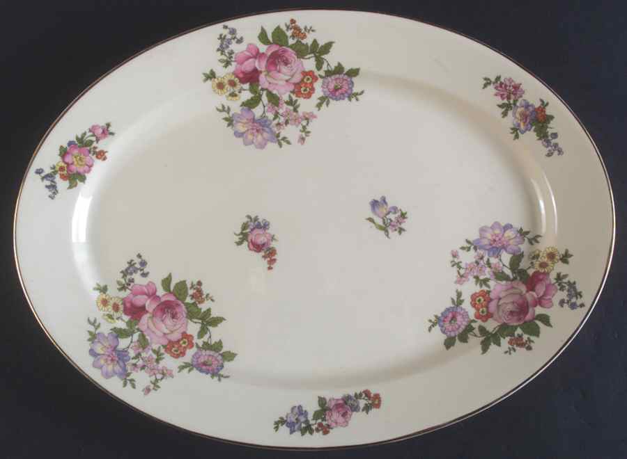 Glenwood 14" Oval Serving Platter by Syracuse-1