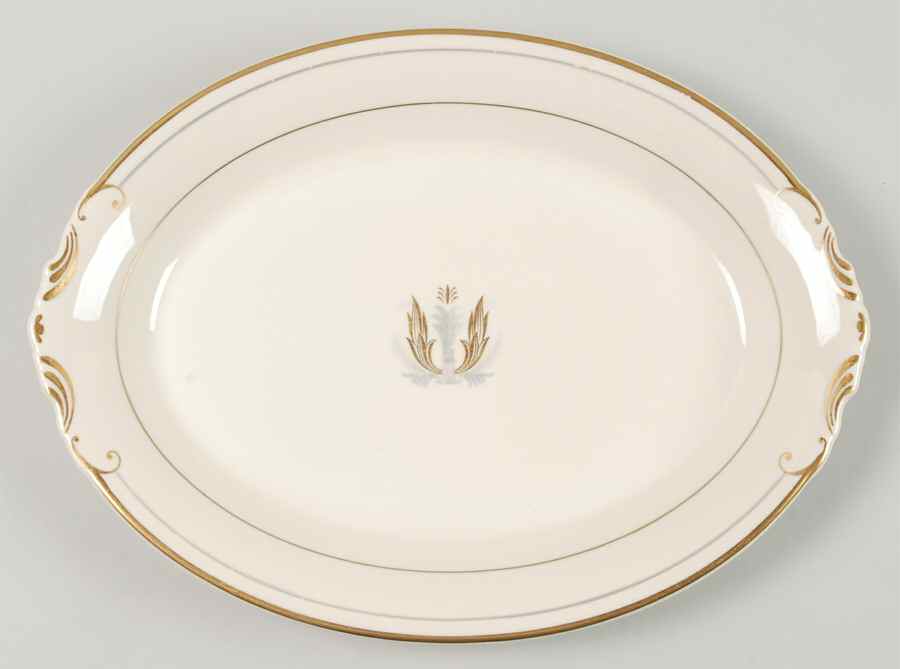 Governor Clinton 13" Oval Serving Platter by Syracuse-1