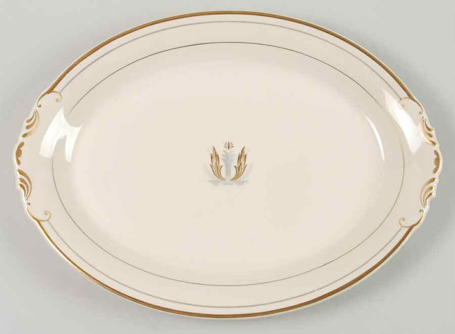 Governor Clinton 16" Oval Serving Platter by Syracuse-1