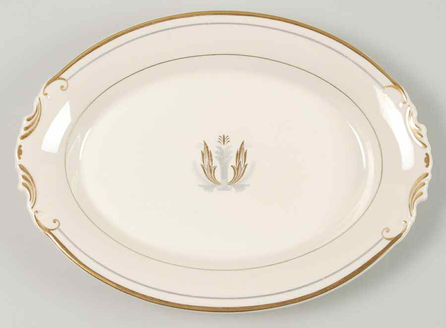Governor Clinton 12" Oval Serving Platter by Syracuse-1