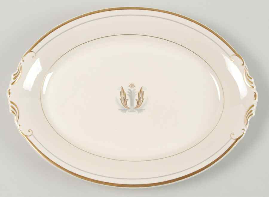 Governor Clinton 14" Oval Serving Platter by Syracuse-1