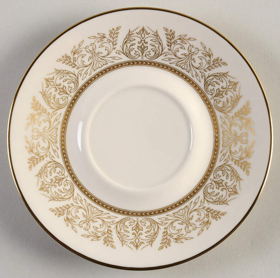 Gold Riviera Saucer for Cream Soup Bowl by Syracuse-1