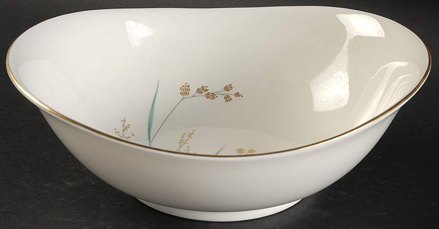 Golden Seeds 8" Oval Vegetable Bowl by Syracuse-1