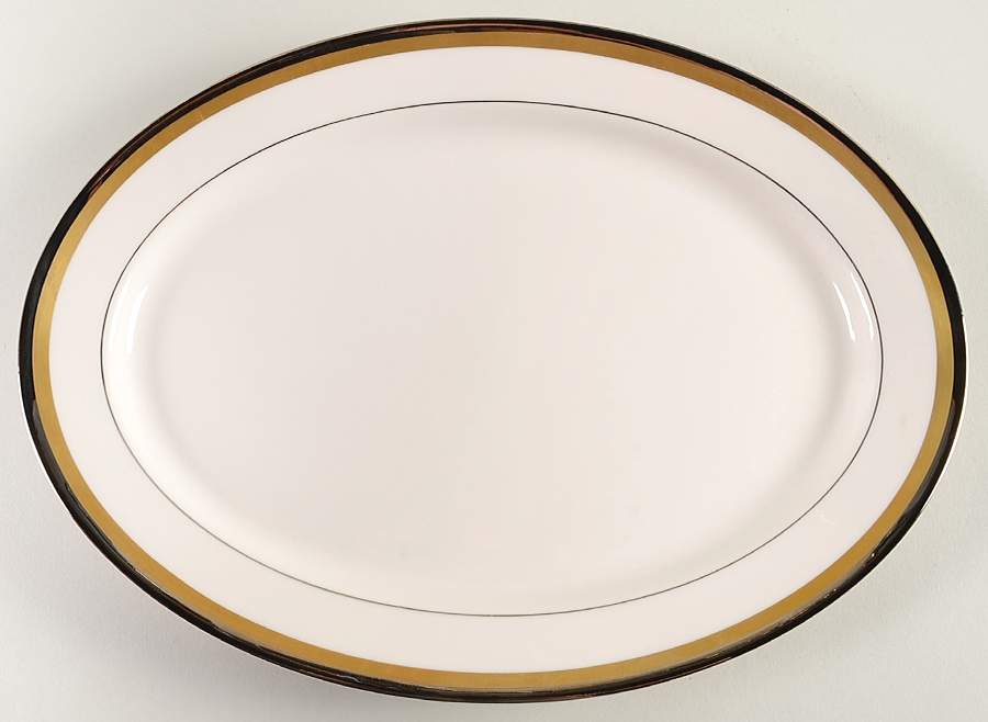 Grace 12" Oval Serving Platter by Syracuse-1
