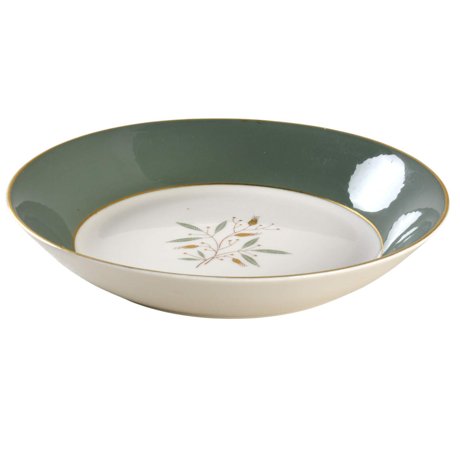Grandeur (Gold Trim) Coupe Soup Bowl by Syracuse-1