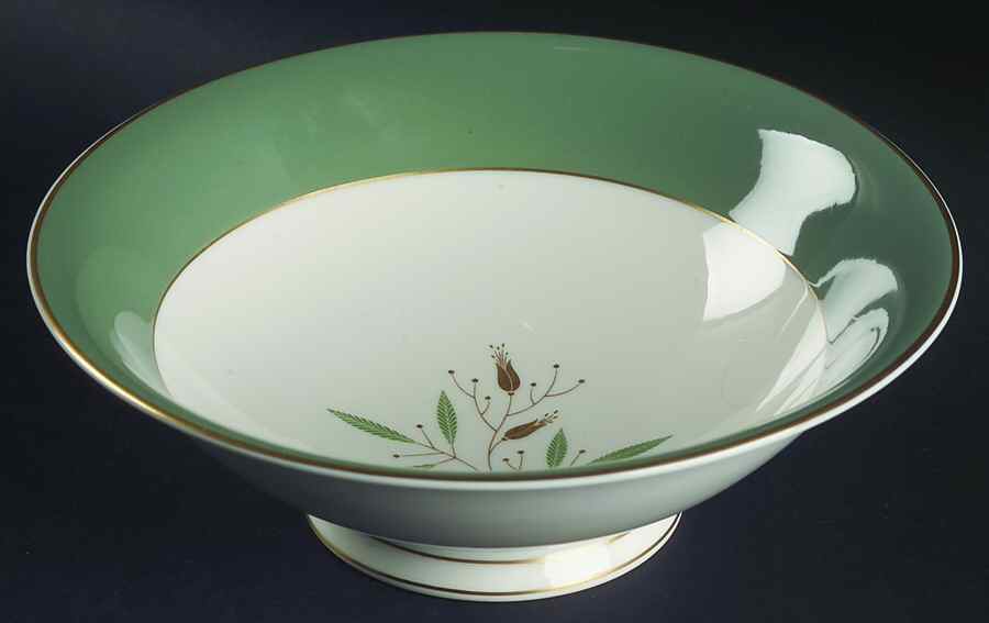 Grandeur (Gold Trim) 8" Round Vegetable Bowl by Syracuse-1