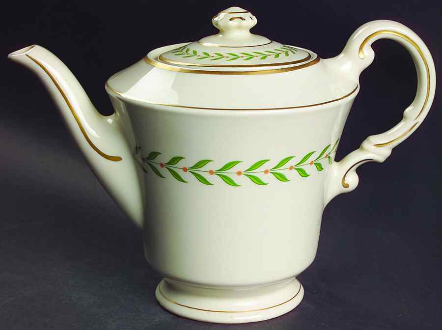 Greenwood Teapot & Lid by Syracuse-1