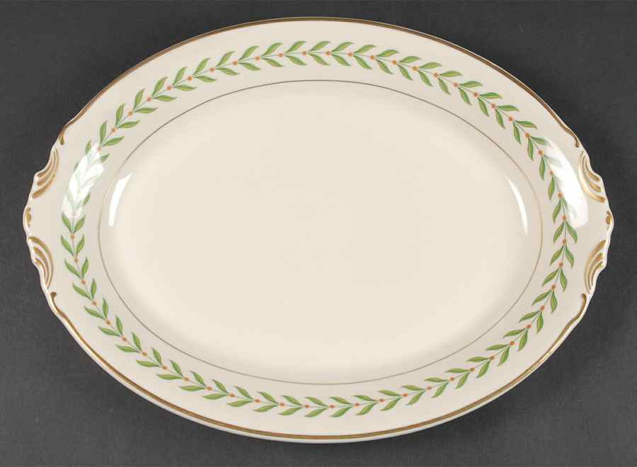 Greenwood 13" Oval Serving Platter by Syracuse-1
