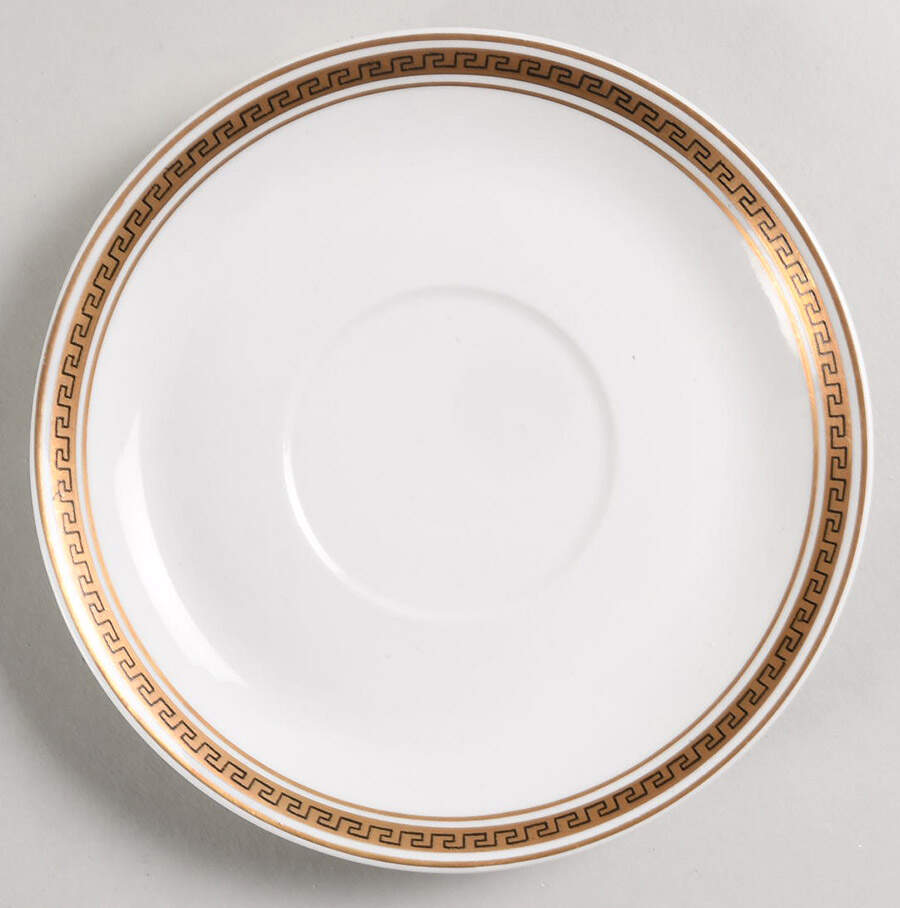 Greek Key Saucer for Cream Soup Bowl by Syracuse-1
