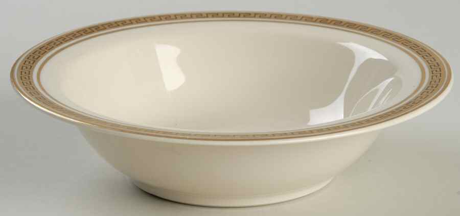Greek Key Rim Cereal Bowl by Syracuse-1