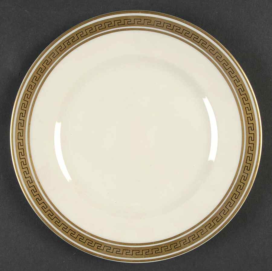 Greek Key Bread & Butter Plate by Syracuse-1
