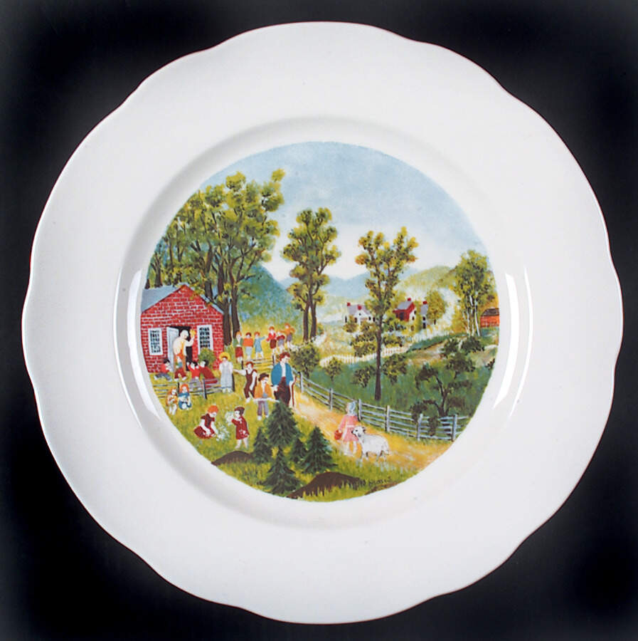 Grandma Moses Service Plate (Charger) by Syracuse-1