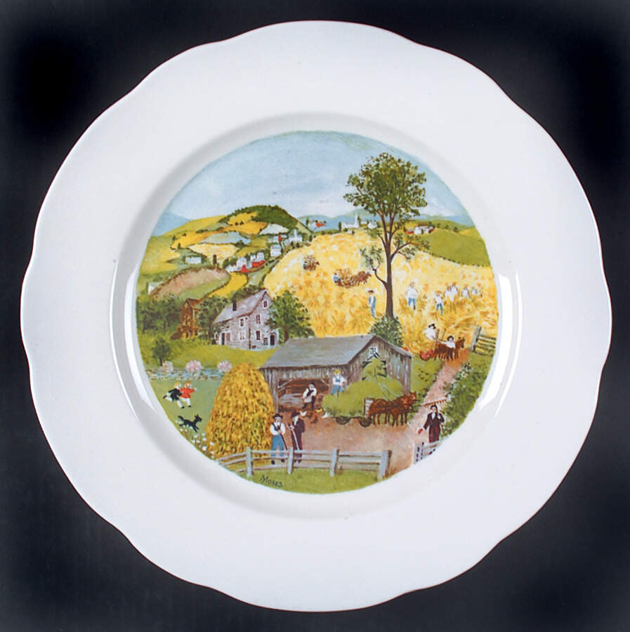 Grandma Moses Service Plate (Charger) by Syracuse-1