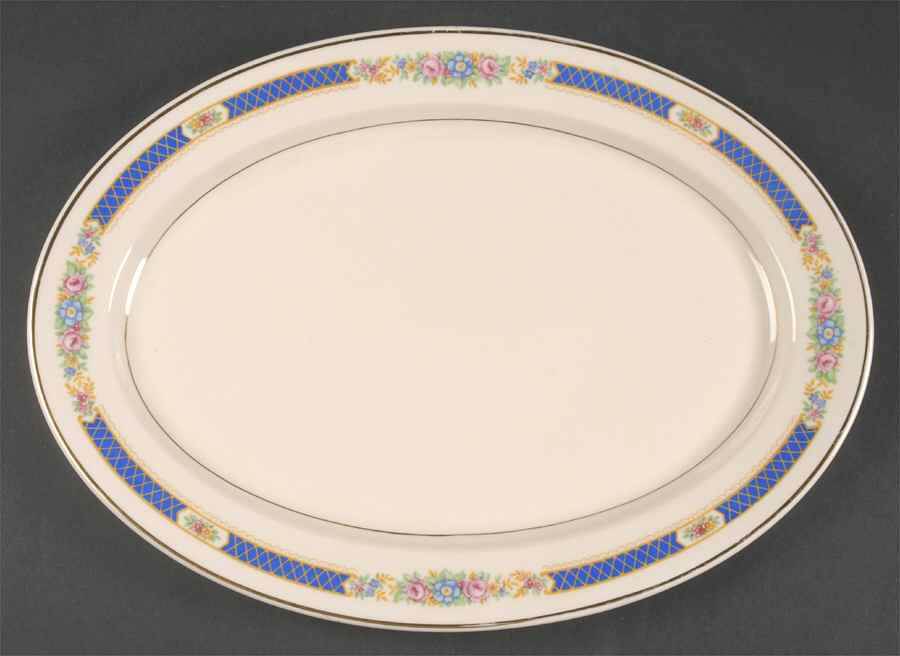 Haddon 14" Oval Serving Platter by Syracuse-1