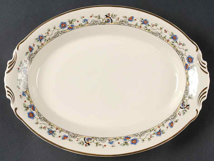 Hampton 12" Oval Serving Platter by Syracuse-1