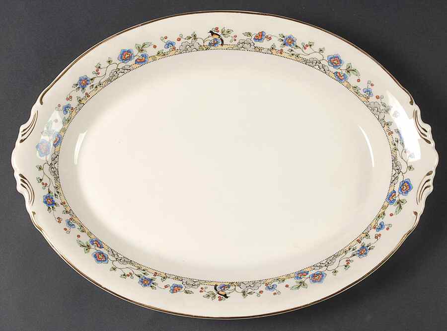 Hampton 13" Oval Serving Platter by Syracuse-1