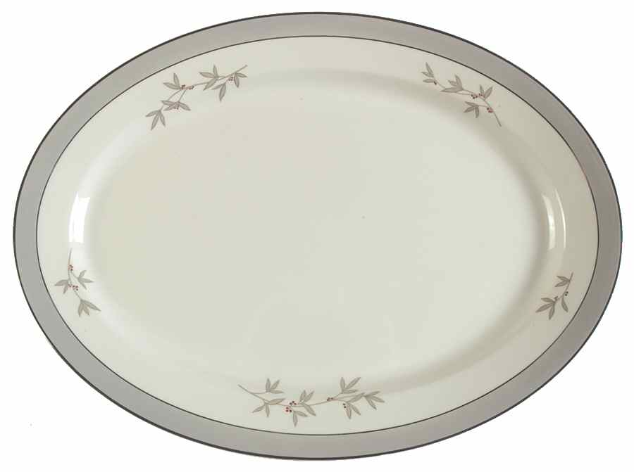 Harmony 16" Oval Serving Platter by Syracuse-1