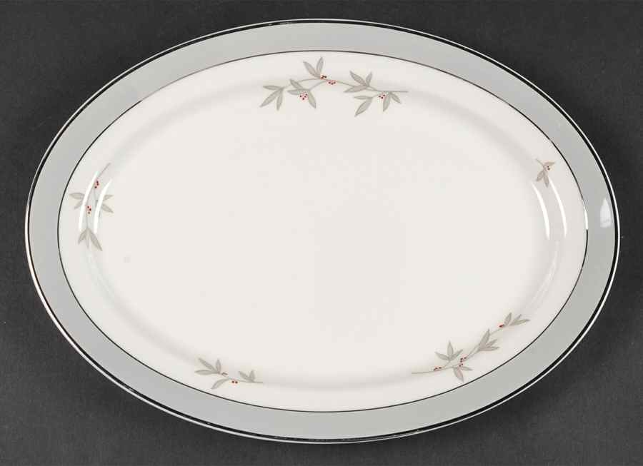 Harmony 12" Oval Serving Platter by Syracuse-1
