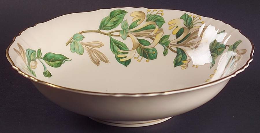 Honeysuckle 9" Round Vegetable Bowl by Syracuse-1