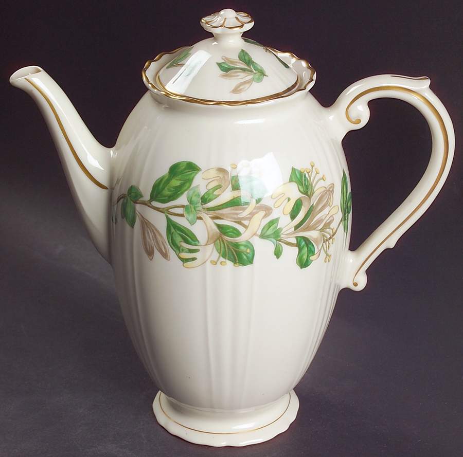 Honeysuckle Coffee Pot & Lid by Syracuse-1
