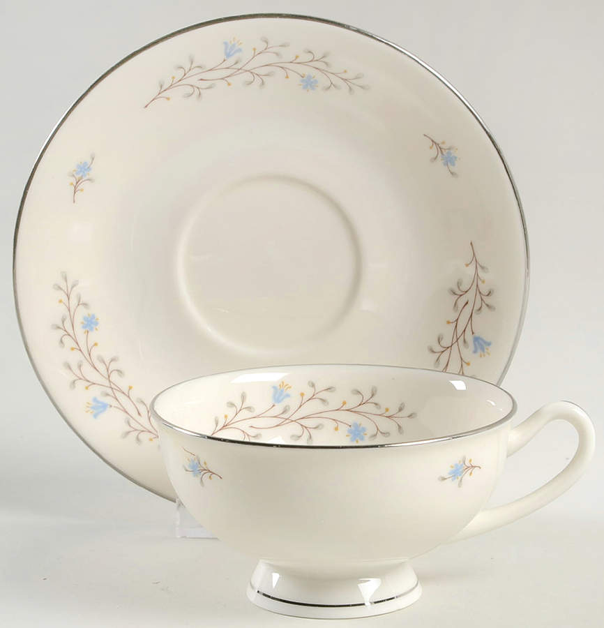 Inspiration Footed Cup & Saucer Set by Syracuse-1