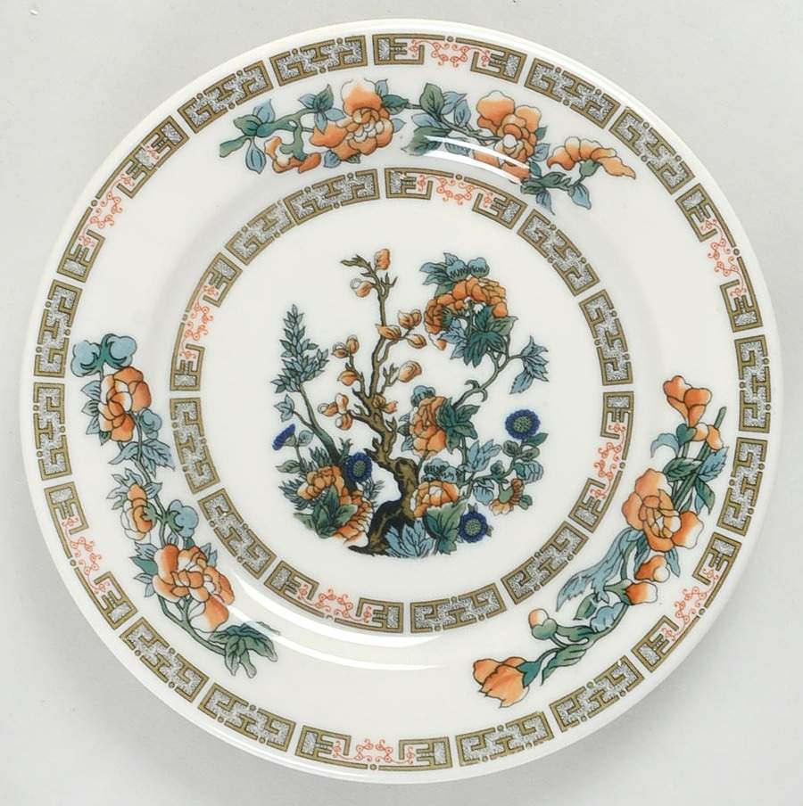 Indian Tree Orange Flowers (Cream) Bread & Butter Plate by Syracuse-1