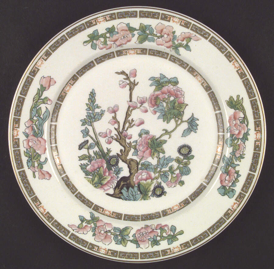 Indian Tree Pink (Smooth Edge) Dinner Plate by Syracuse-1