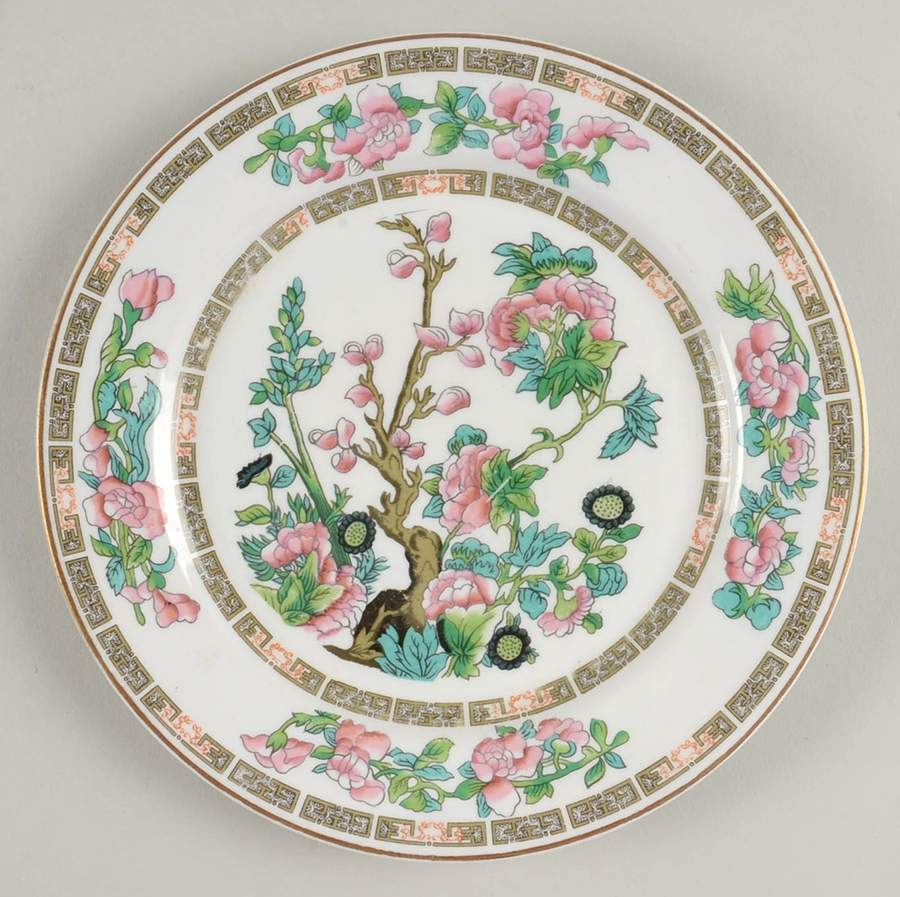 Indian Tree Pink (Smooth Edge) Luncheon Plate by Syracuse-1