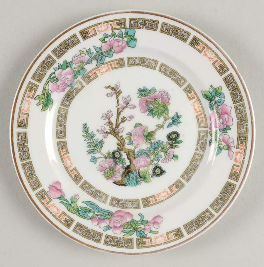 Indian Tree Pink (Smooth Edge) Bread & Butter Plate by Syracuse-1