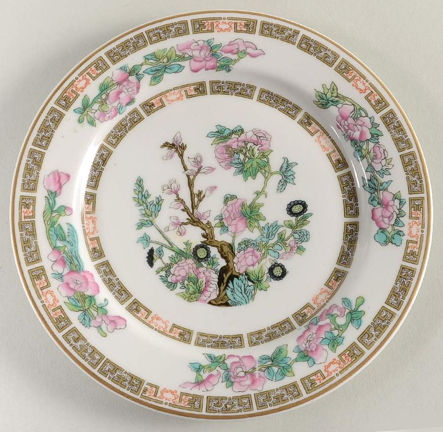 Indian Tree Pink (Smooth Edge) Salad Plate by Syracuse-1
