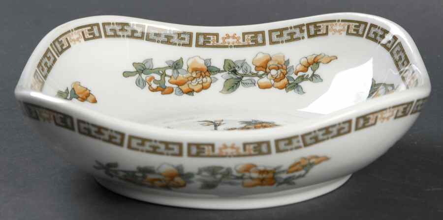 Indian Tree Orange Flowers (White) Individual Salad Bowl by Syracuse-1