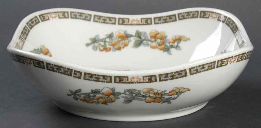 Indian Tree Orange Flowers (White) Individual Salad Bowl by Syracuse-1