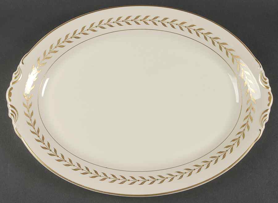 Jefferson 16" Oval Serving Platter by Syracuse-1