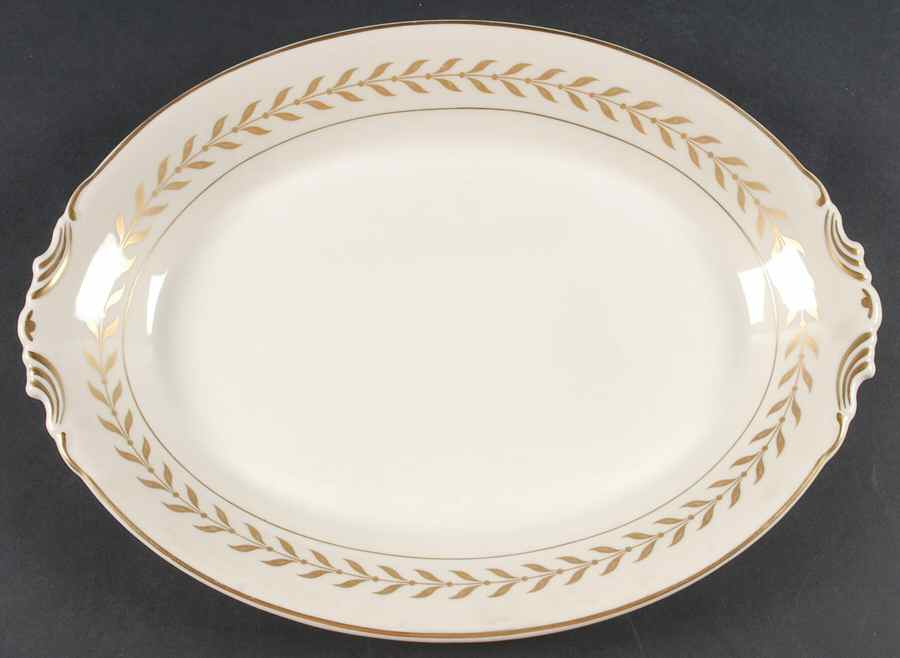 Jefferson 14" Oval Serving Platter by Syracuse-1