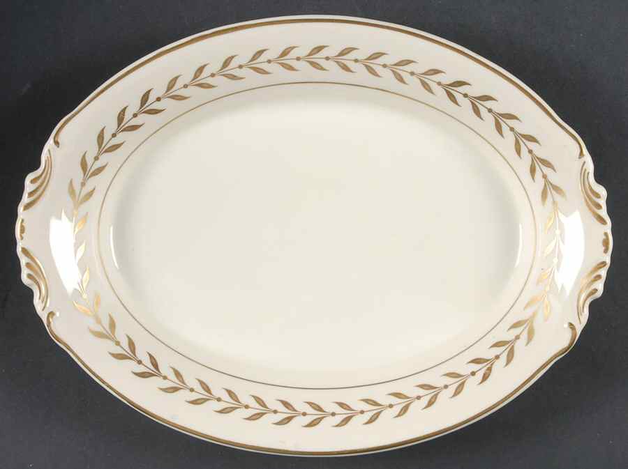 Jefferson 12" Oval Serving Platter by Syracuse-1