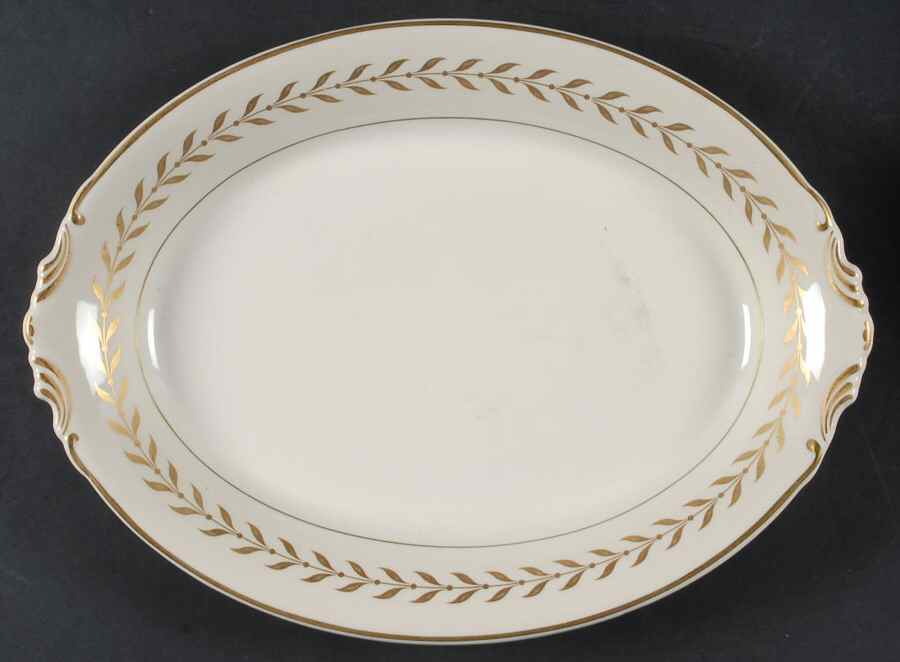 Jefferson 13" Oval Serving Platter by Syracuse-1