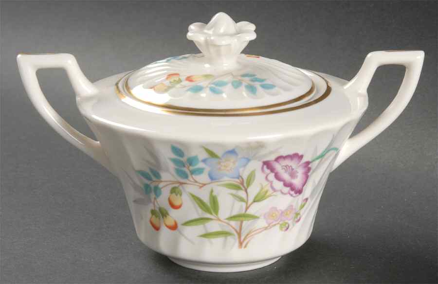 Jewel Tree Sugar Bowl & Lid by Syracuse-1