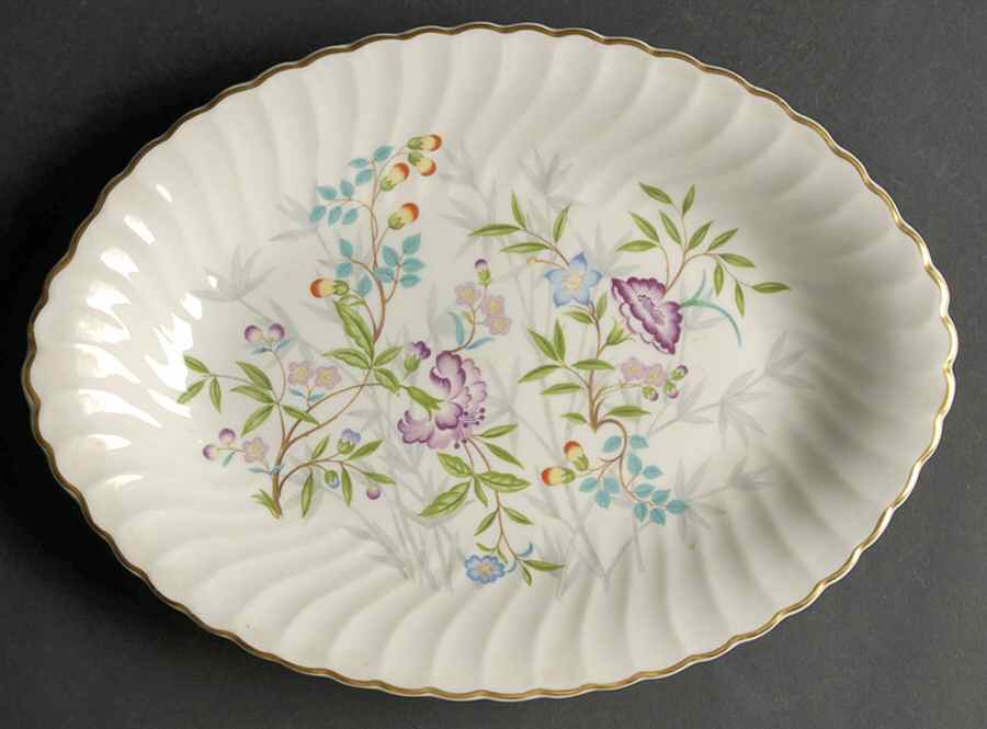 Jewel Tree 11" Oval Serving Platter by Syracuse-1
