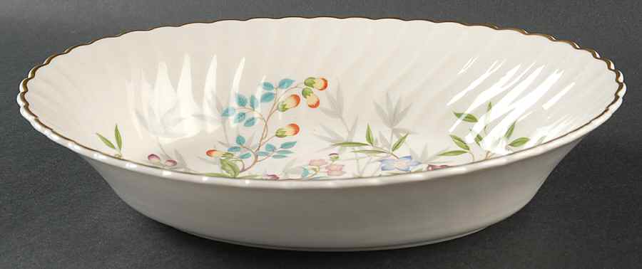Jewel Tree 9" Oval Vegetable Bowl by Syracuse-1