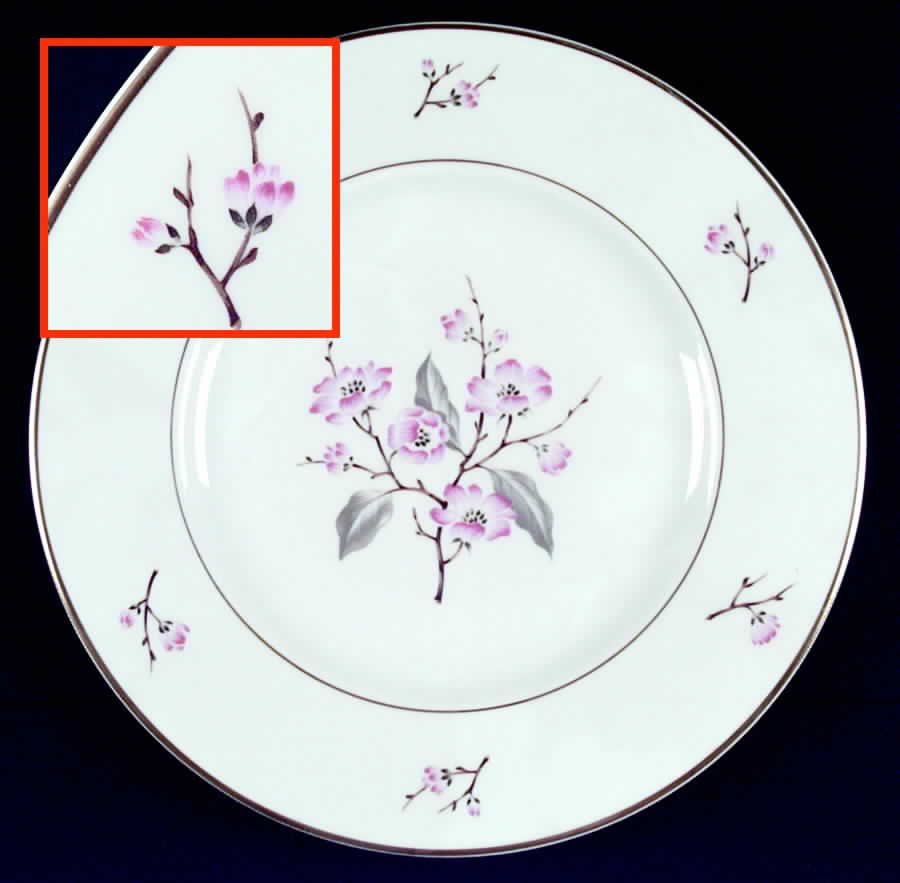 Jubilee (Pink Flowers) Dinner Plate by Syracuse-1
