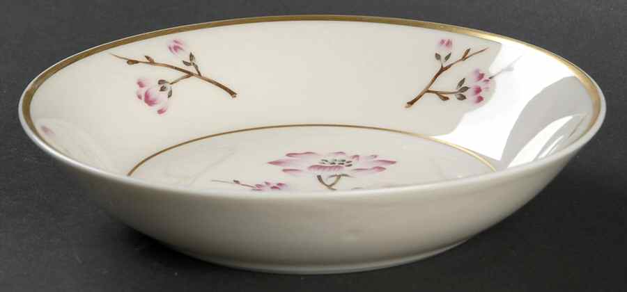 Jubilee (Pink Flowers) Fruit/Dessert (Sauce) Bowl by Syracuse-1