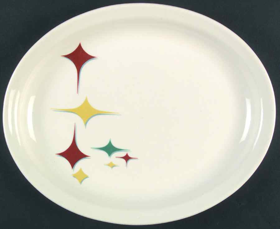 Jubilee (Trend, Stars) 11" Oval Serving Platter by Syracuse-1