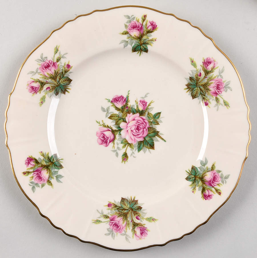 June Rose Salad Plate by Syracuse-1