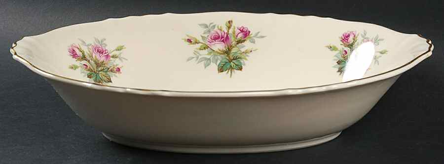 June Rose 10" Oval Vegetable Bowl by Syracuse-1