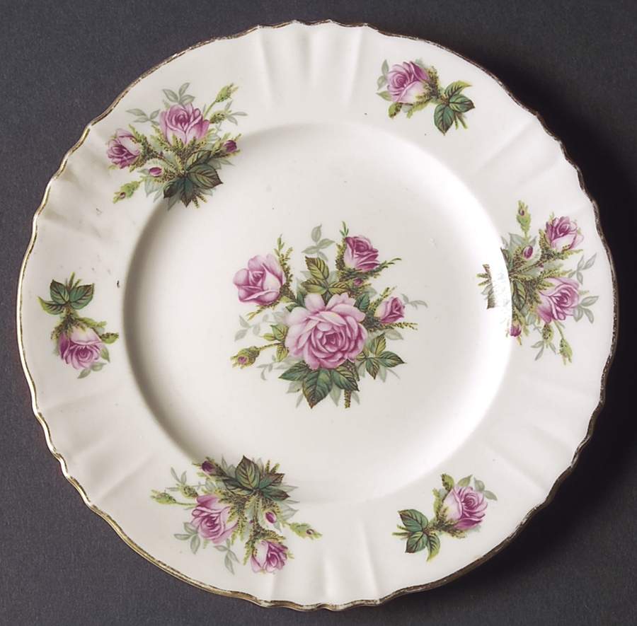 June Rose Dessert/Pie Plate by Syracuse-1