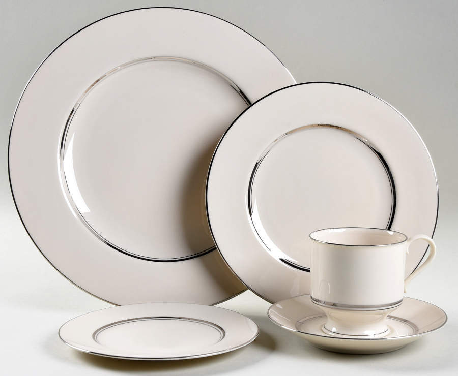 Kent (Platinum Trim) 40 Piece Estate Set by Syracuse-1