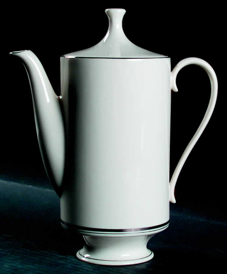 Kent (Platinum Trim) Coffee Pot & Lid by Syracuse-1
